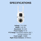 🔍🔍360° Pan & Tilt 4K Dual Lens Security Camera – Outdoor WiFi Surveillance Camera