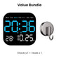 💼📱 Modern Design | Multifunctional Digital Alarm Clock | Clear Display & Practical 【50% OFF】