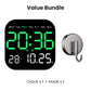 💼📱 Modern Design | Multifunctional Digital Alarm Clock | Clear Display & Practical 【50% OFF】