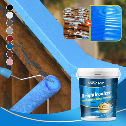 🔥 BrightIronizer Anti-Rust & Waterproof Metal Paint Rust Remover – Instant Rust Removal, Long-Lasting Anti-Rust Protection, Waterproof & Easy To Apply 🛠️