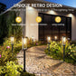 ☀️ LIMITED-TIME 50% OFF! ✨ Solar Pathway Lights Outdoor – Monocrystalline Panel, 14hr Runtime, Retro Design 🏡