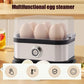 🥚 50% OFF NOW! 🍳 Multifunctional Egg Steamer with Clear Lid – Boil, Poach or Omelet, Auto Shut-Off & Compact Design ✨