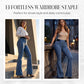 👖High-Waist Stretch Flare Jeans – Gentle tummy control, comfy stretch. Flattering flare leg. Perfect for daily wear. 🌸✨