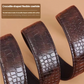 Genuine leather belt for men with automatic buckle, high quality and premium grade.