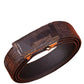 Genuine leather belt for men with automatic buckle, high quality and premium grade.