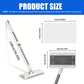 🧹  50% OFF! ✨ Hands-Free Flat Mop – Shark-Tooth Grip, Universal Cloths, Telescopic 🪥