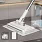 🧹  50% OFF! ✨ Hands-Free Flat Mop – Shark-Tooth Grip, Universal Cloths, Telescopic 🪥