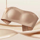 💞Womens Strapless Bras Push Up Bandeau Bra Non Slip Wireless Supportive Padded Bras Seamless Comfortable Tube Jelly Bra