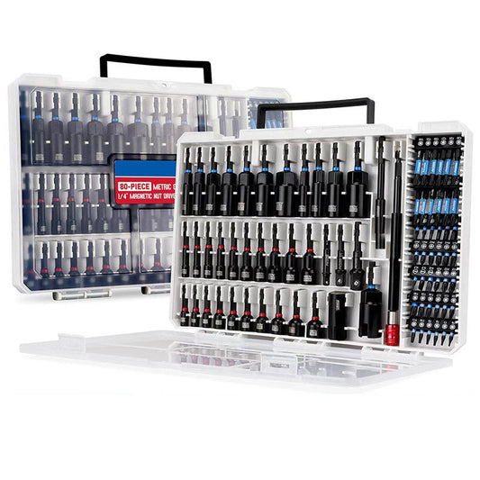 💥💥Limited Time 50% OFF✨80-Piece Magnetic Nut Driver & Screwdriver Bit Set