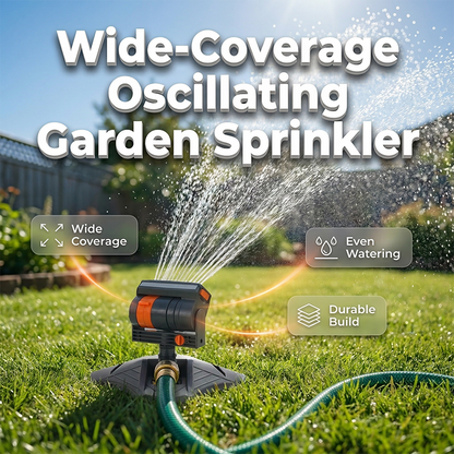 ⏳Time-Limited Special⏰Wide-Coverage Automatic Rotating Garden Sprinkler