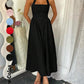 🎉Hot Sale💃Women's Square Neck Slimming Waist Hanging Neck Backless Dresses