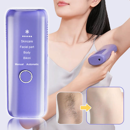 Laser IPL Hair Removal with Ice-Cooling Contact