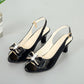 👡Women's elegant shoes • Open-toe, ankle-strap, medium heel✨