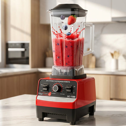 🥤 49% OFF NOW! ⚡ High-Speed Professional Countertop Blender – 4500W Motor, 15 Speeds & 6 Stainless Steel Blades 🍓