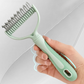 🥳2026 HOT SALE🥳💞50K+ SOLD!🐕💨50% OFF! Dual-Sided Pet Grooming Rake – 9-tooth for mats, 17-tooth for shedding. Skin-safe rounded teeth, ergonomic grip. Less mess, more cuddles. ✨🧡