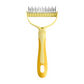 🥳2026 HOT SALE🥳💞50K+ SOLD!🐕💨50% OFF! Dual-Sided Pet Grooming Rake – 9-tooth for mats, 17-tooth for shedding. Skin-safe rounded teeth, ergonomic grip. Less mess, more cuddles. ✨🧡