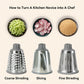 🔥3-in-1 Rotary Vegetable Slicer with Suction Base – Fast Prep, Safe & Mess-Free