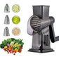 🔥3-in-1 Rotary Vegetable Slicer with Suction Base – Fast Prep, Safe & Mess-Free