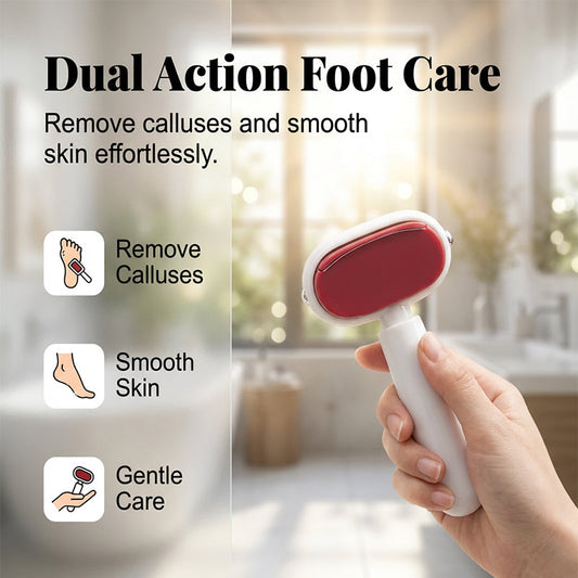 🏆 LAST DAY – 49% OFF! 🦶 Tired of Rough, Dry Feet? ✨ Double-Sided Foot Scraper for a Smoother, Softer Feel at Home