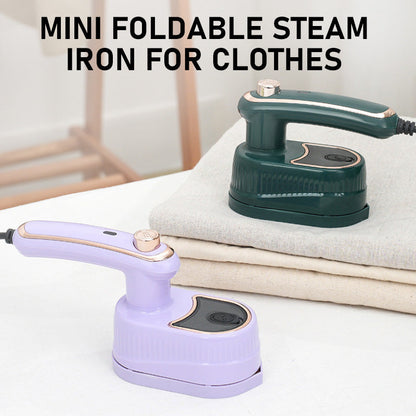 👔 LIMITED-TIME 50% OFF! 🔥 Mini Foldable Steam Iron – Dual Function, 50ml Tank, Rotatable Handle ✈️