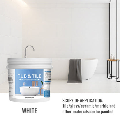 ⏰50% OFF – LIMITED TIME⏰ Waterproof & Anti-Slip Tile Paint – Water-Based, Low Odor – Superior Coverage, Durable – For Bathrooms, Walls & Basins! 🔥