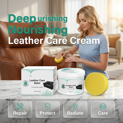 🥳2026 HOT SALE🥳💞50K+ SOLD!🌟🏠 Flash Sale 50% Off! Deep-Conditioning Multipurpose Leather Care Balm