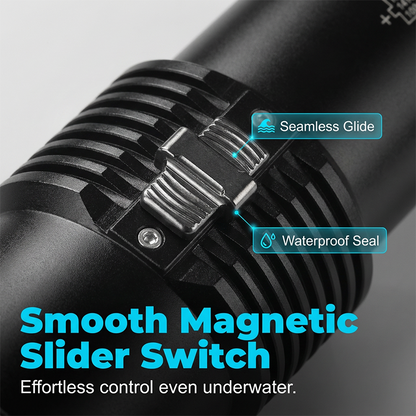 ⏰ Now only 50% off!🔥 P70 Rechargeable LED Magnetic Diving Flashlight