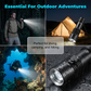 ⏰ Now only 50% off!🔥 P70 Rechargeable LED Magnetic Diving Flashlight