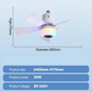 🔥Limited Time SALE 50% OFF❄️🎶2-In-1 Smart Ceiling Fan with Light, RGB & Bluetooth Speaker