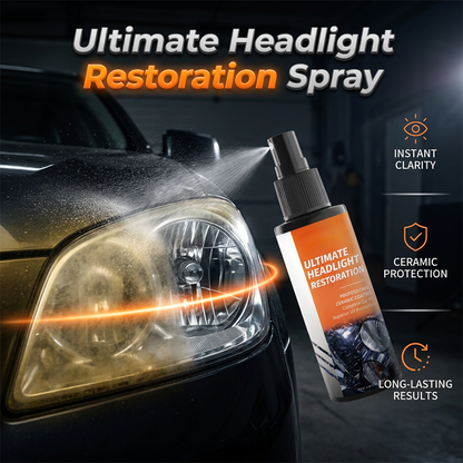 Headlight Restoration Spray Kit – Fast & Effective 🚗✨【Limited Offer】