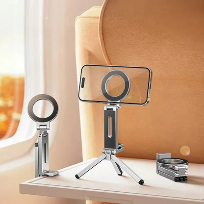 🥳2026 HOT SALE🥳💞50K+ SOLD!⚡ 50% OFF! Foldable & Portable Aluminum Alloy Travel Phone Stand