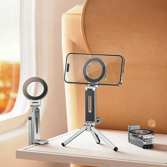 🥳2026 HOT SALE🥳💞50K+ SOLD!⚡ 50% OFF! Foldable & Portable Aluminum Alloy Travel Phone Stand