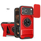 ✨ 4-in-1 iPhone Case – Slider, Ring Holder, Magnetic, 5 Colors Available 🔧