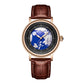 🎁 50% OFF! Men's World Map Dial Quartz Watch