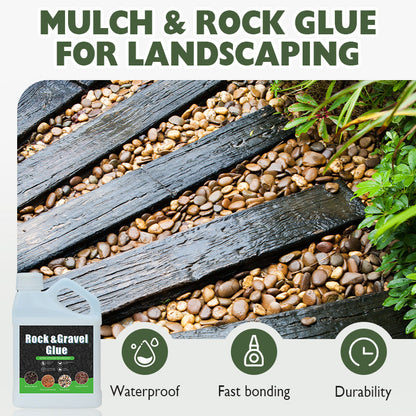 ☀️Limited Discount 50% Off🎁！Mulch & Rock Glue for Landscaping