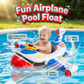 ☀️Limited Discount 50% Off🎁!!Airplane Inflatable Pool Float for Kids