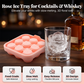 ☀️Limited Discount 50% Off🎁!!Silicone Rose Ice Cube Tray for Cocktails & Whiskey