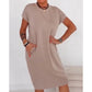🔥Summer Sale-50% OFF💐Women's Casual Short Sleeve T-Shirt Dress