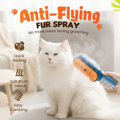 🔥50% Off Hot Sale🚀Rechargeable Pet Spray Massage Comb🐱🐶