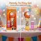 Light-Up Football & Basketball Trophy Bubble Blower