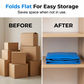 📦LAST DAY SALE 50% OFF🧳 Collapsible Storage and Moving Bag – Heavy-duty handles & zippered closure – Folds flat, perfect for moving, travel or closet organization – reusable & easy to clean 🏠