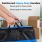 📦LAST DAY SALE 50% OFF🧳 Collapsible Storage and Moving Bag – Heavy-duty handles & zippered closure – Folds flat, perfect for moving, travel or closet organization – reusable & easy to clean 🏠