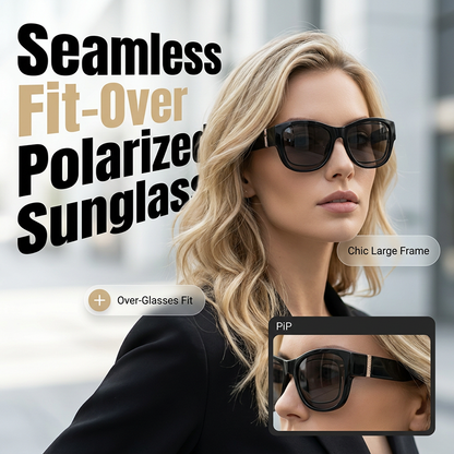☀️Big Sunglasses to Wear Over Glasses for Women✨