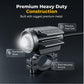🏍️ 50% OFF NOW! ⏰ Universal Motorcycle LED Spotlight – Dual color auxiliary driving light – White/amber, waterproof & easy mount – boosts visibility in fog, rain or night rides 🌙