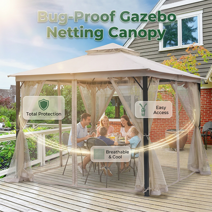 🌞 Summer Hot Sale 50% OFF Universal Mosquito Netting for Gazebo