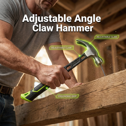 🔨🏗️ Heavy-Duty Multi-Purpose Claw Hammer – Trade-grade & heat-treated – Anti-slip grip, perfect for framing, demolition or DIY – durable and balanced 🛠️