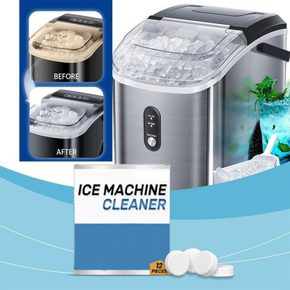 Powerful Ice Machine Cleaner Tablets - 12 Counts