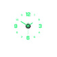 3D DIY Luminous Acrylic Wall Clock Set