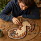 🎼 Musical Note Wooden Jigsaw Puzzle — Unique Design, Perfect Gift for Music Enthusiasts