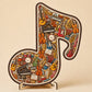 🎼 Musical Note Wooden Jigsaw Puzzle — Unique Design, Perfect Gift for Music Enthusiasts